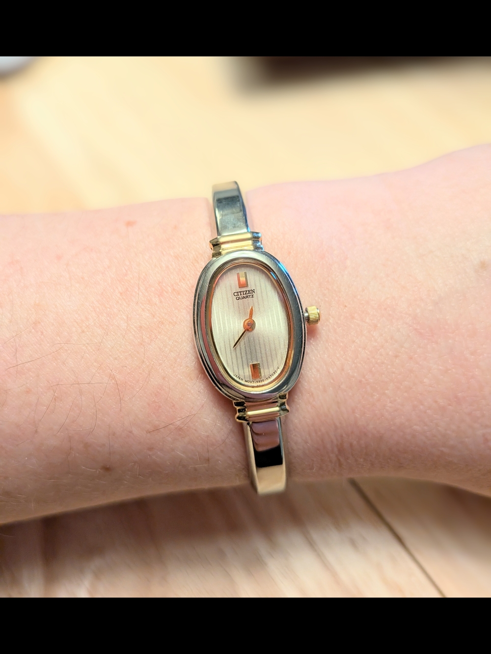 Citizen Ladies' Gold-Tone Oval Dress Watch - Gold